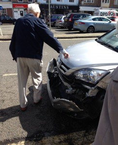 Elderly driver crash